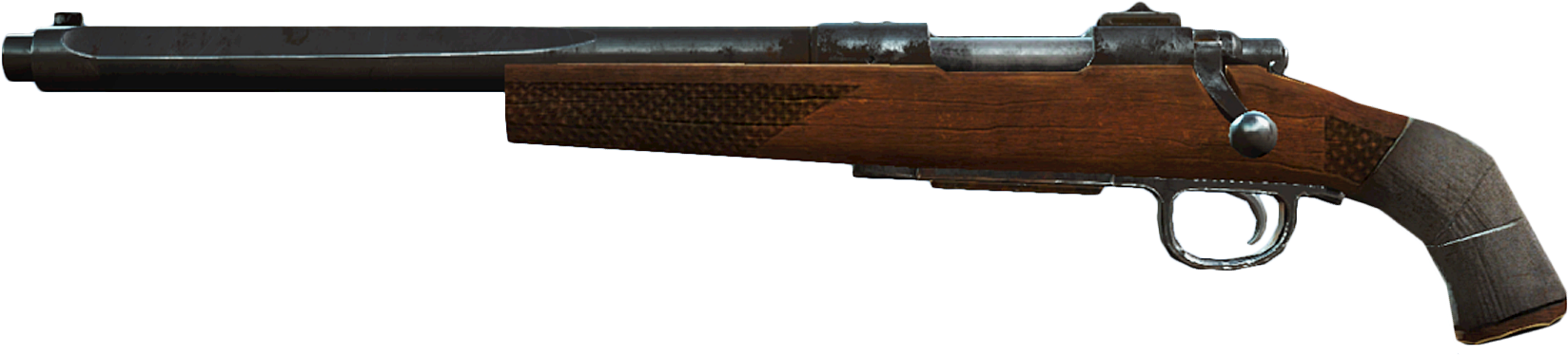Fo4 Short Light Hunting Rifle - Fallout (1754x663), Png Download