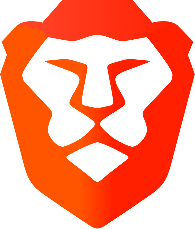 Brave Logo Png Large Lion Only - Brave Logo (654x768), Png Download