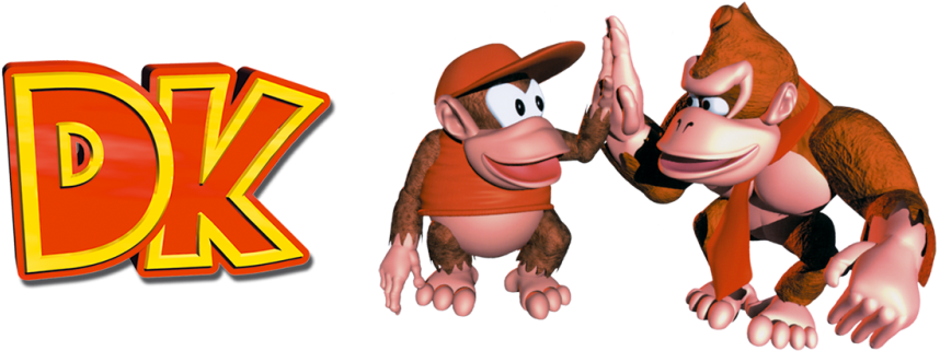 Ci16 Gba Donkeykongcountry Highfive - Donkey Kong Dk (950x320), Png Download