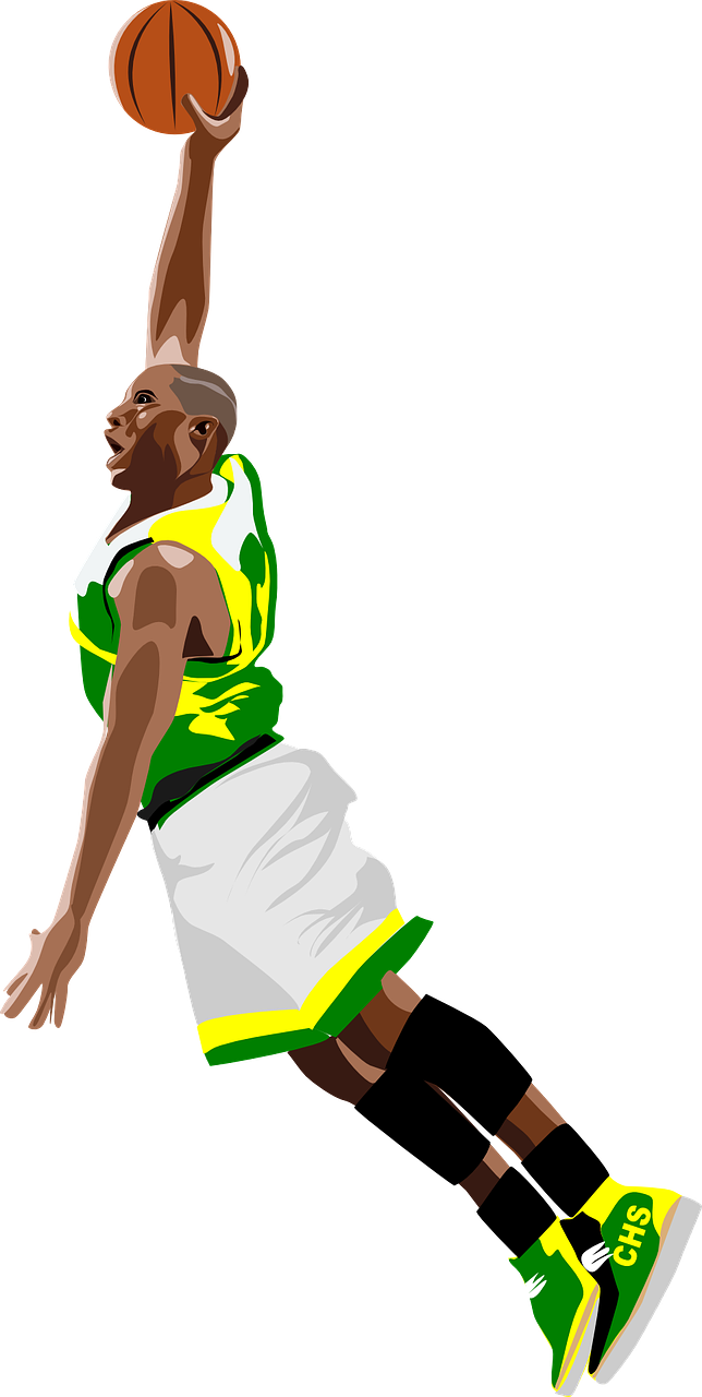 Banner Download Carver Slamdunk Basketball Clip Art - Dunk Png Clipart (300x596), Png Download