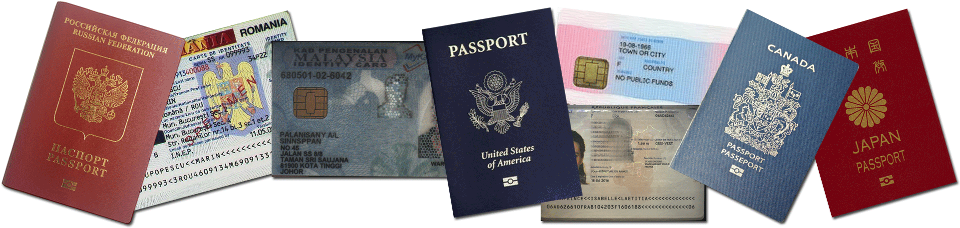 Our Cloud Ocr Service Can Support Passport And Any - Simpacx Fabric Passport Holder Wallet Cover Case Rfid (1959x461), Png Download