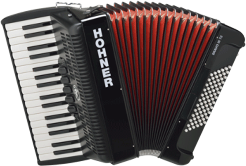 Hohner Bravo Iii 72 Piano Accordion (1000x1000), Png Download