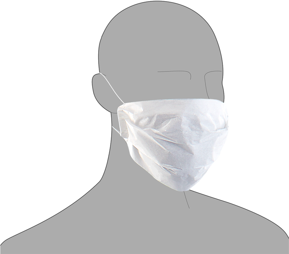 White Face Mask - Mask (600x600), Png Download