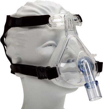 Advantage Series Full Face Mask - Spirometer Face Mask (361x380), Png Download