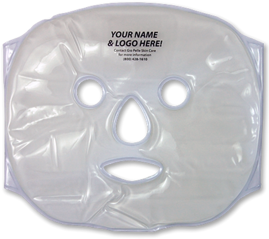 Picture Of Personalized Face Mask Gel Packs - Face (550x549), Png Download