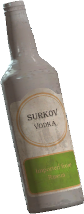 Vodka Bottle - Vodka Fallout 4 (464x484), Png Download