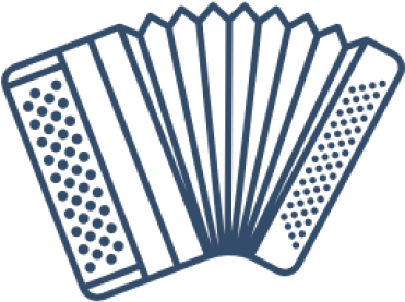 Accordion - Accordion Drawing (370x370), Png Download