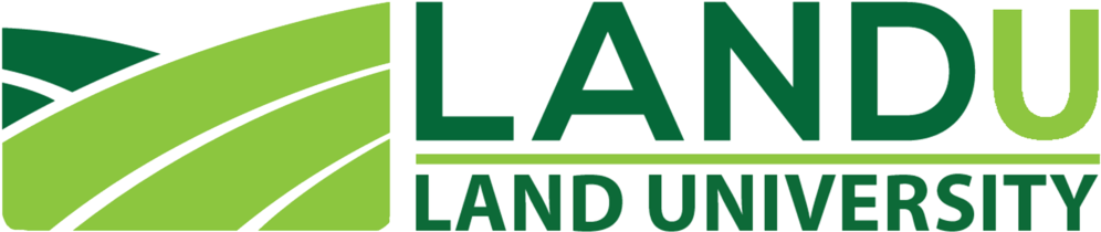 Land University - Land Logo (1030x245), Png Download