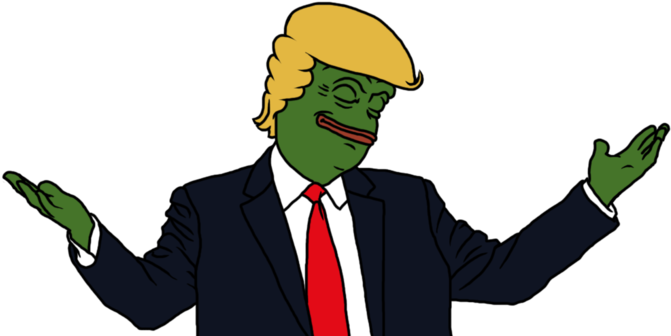 File History - Donald Trump Pepe Png (680x340), Png Download