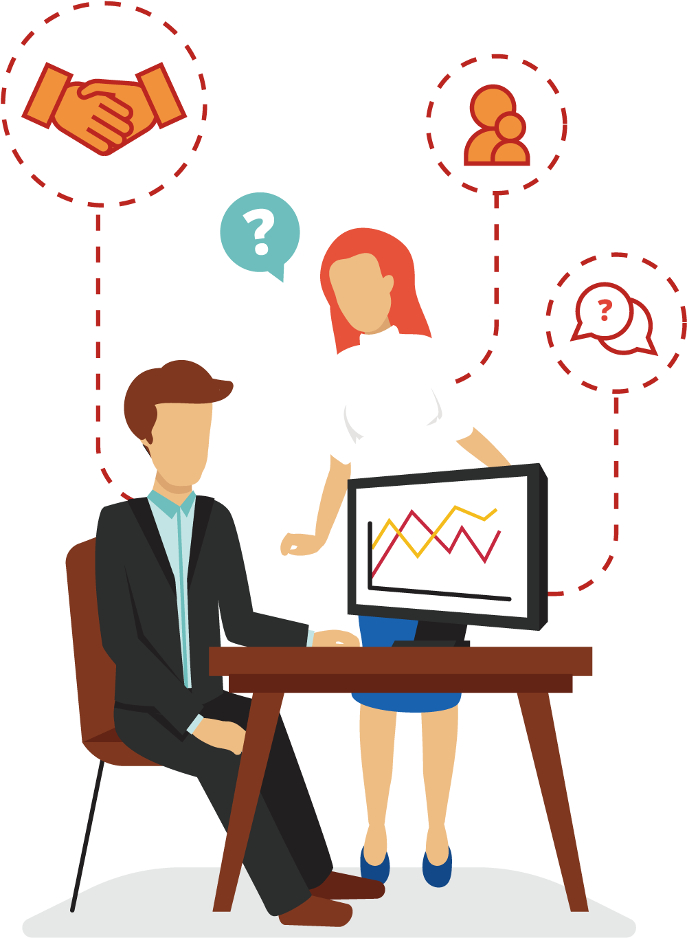 Human Resources Flat Design - Human Resource Flat Design (1500x1500), Png Download