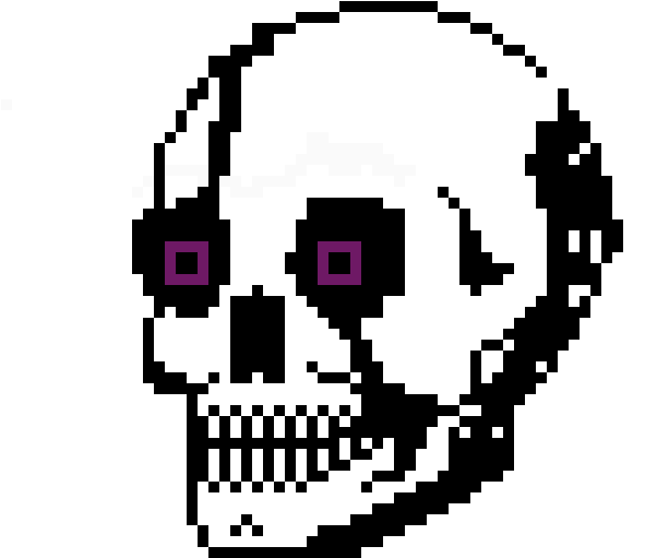 Cute Skull - Pixel (920x670), Png Download
