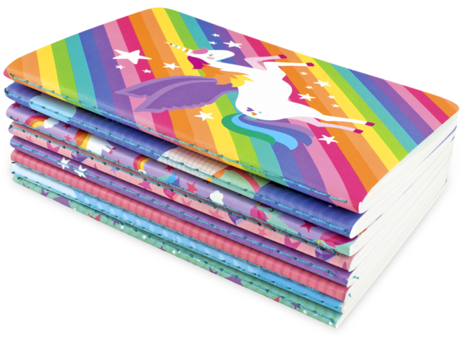 Mini Pocket Pal Journals Unique Unicorns Set Of - Pocket Pal Journals (800x800), Png Download