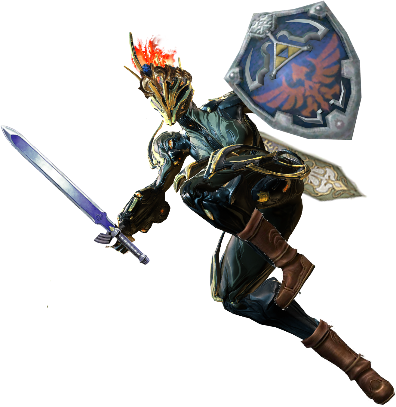 Bqwaofp - Warframe Ember Prime Png (1364x1500), Png Download