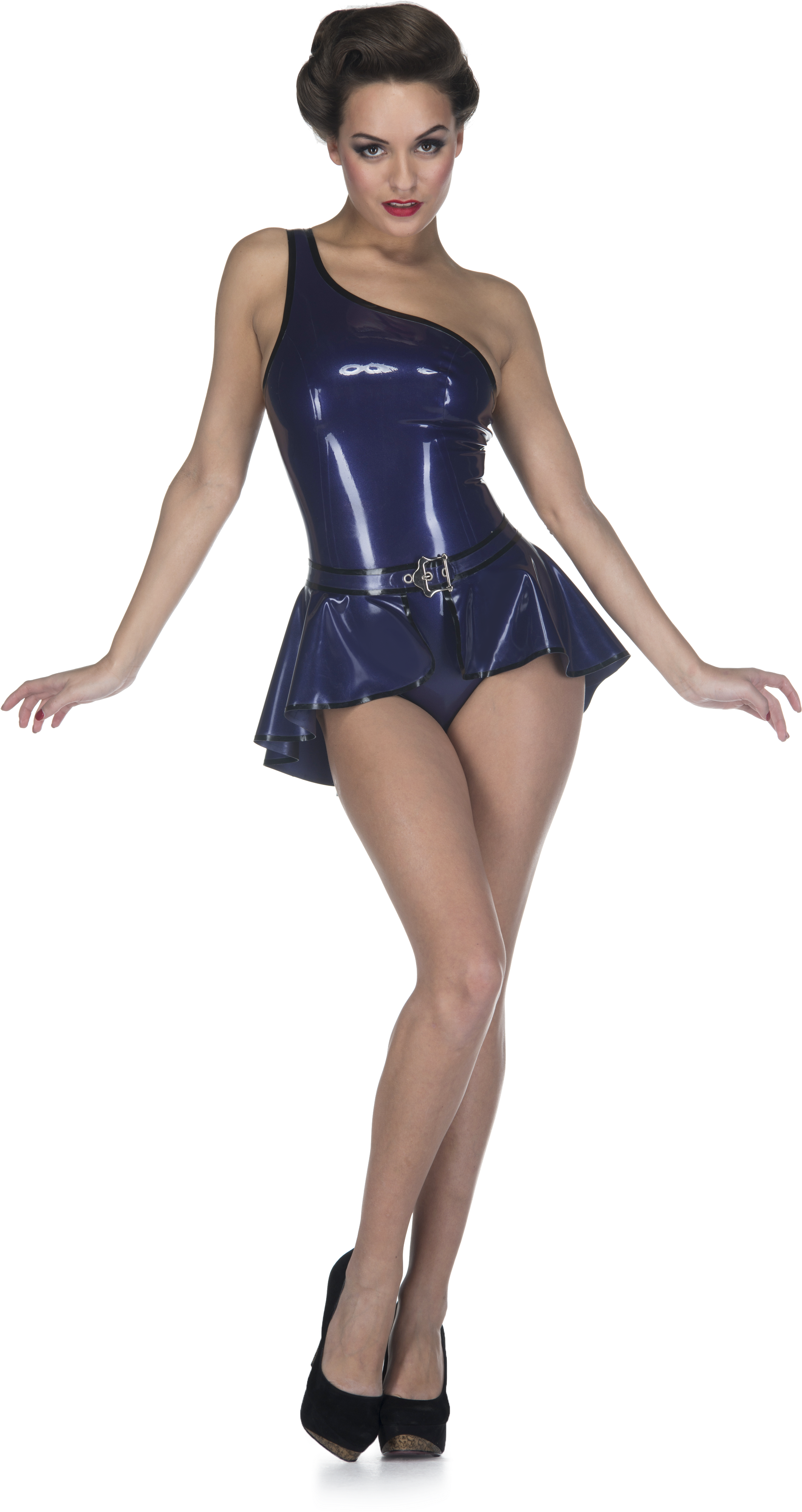 Amazon Swimsuit And Boulevard Peplum Skirt - Latex Express Png (2947x4416), Png Download