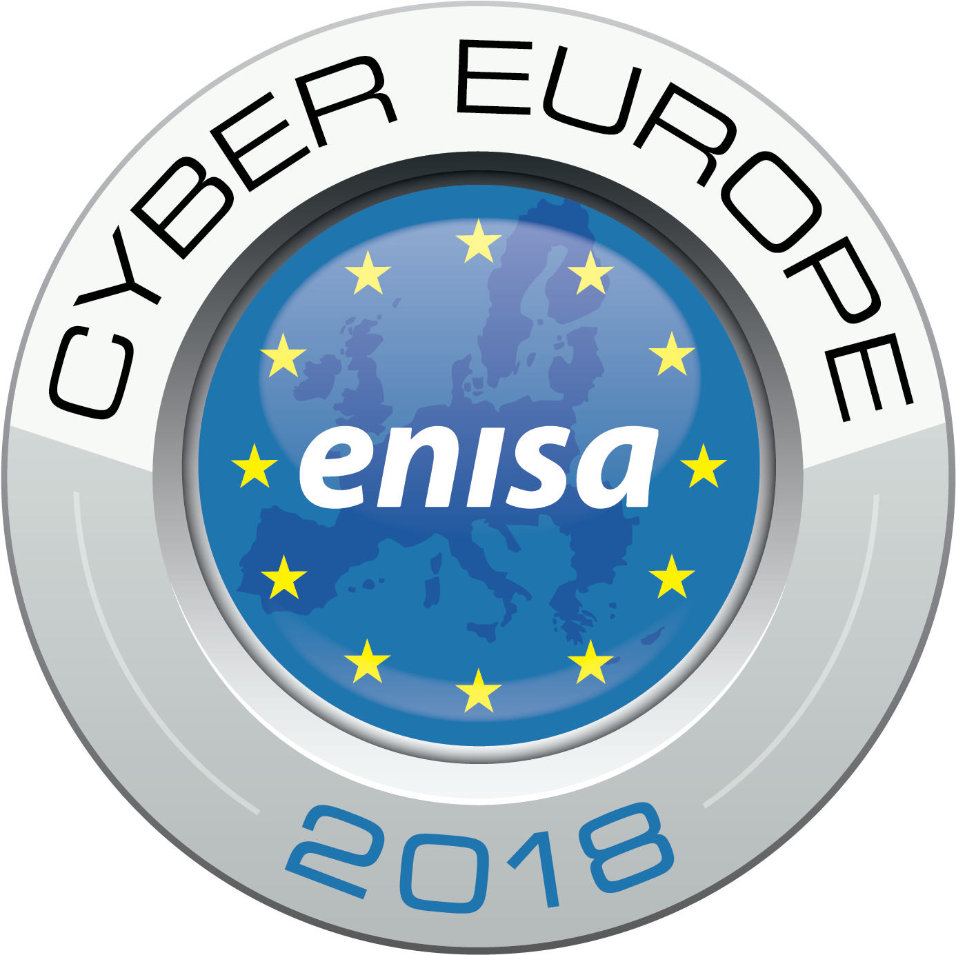 Cyber Europe 2018 Logo - The Future Of Cybersecurity (2550x2568), Png Download