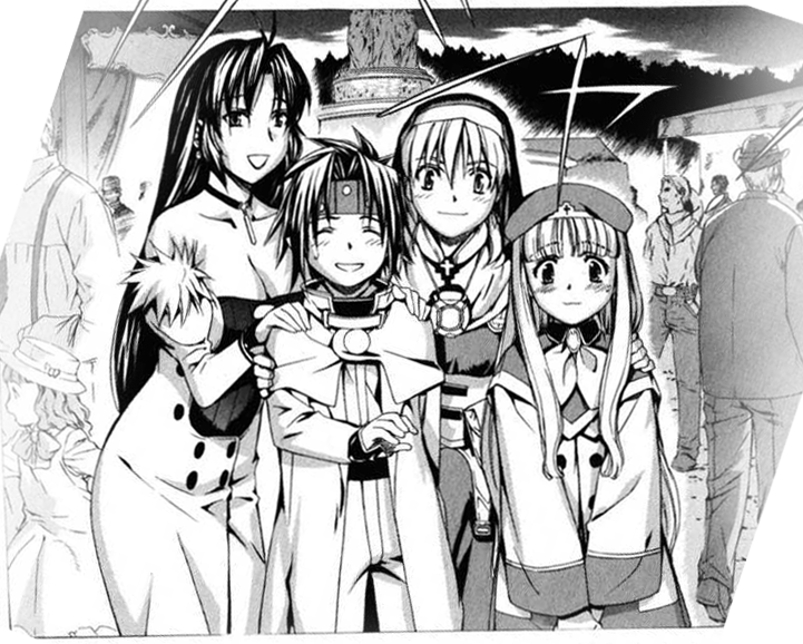 Chrono Crusade Chrono Manga (721x578), Png Download