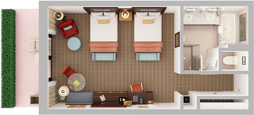 Top Down Bed Drawing (1024x768), Png Download