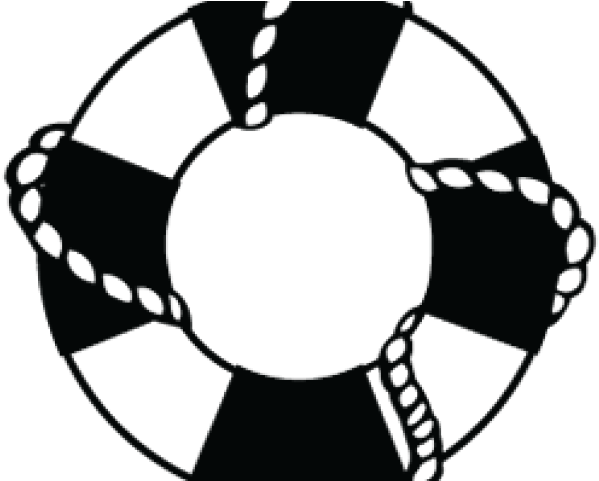 Clipart Library Life Saver Clipart Black And White - Lifesaver Clipart (640x480), Png Download