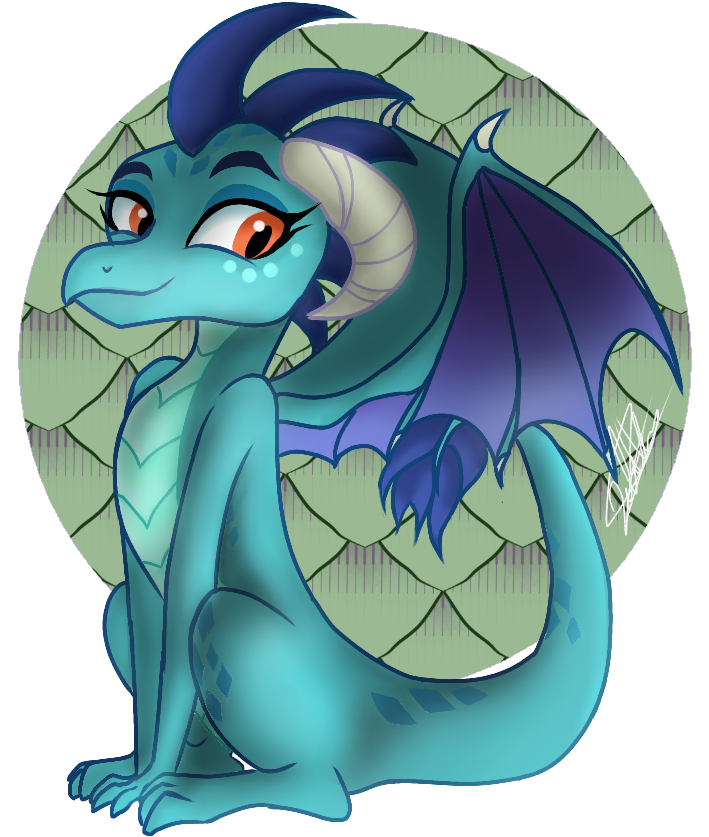Sweetkllrvane, Cute, Dragon, Emberbetes, Princess Ember, - Cartoon (720x1084), Png Download