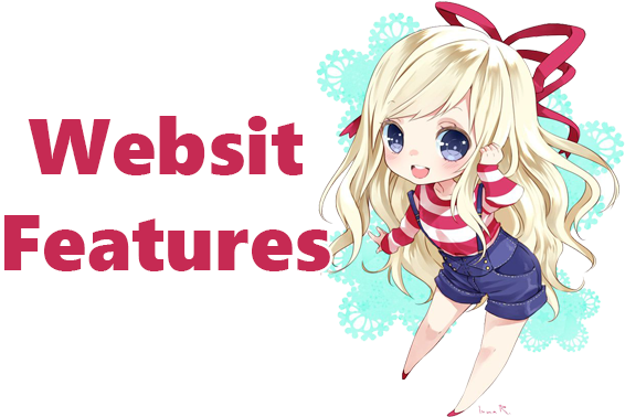 Website's Features - Kawaii Chibi Anime Chibi Girl (600x400), Png Download