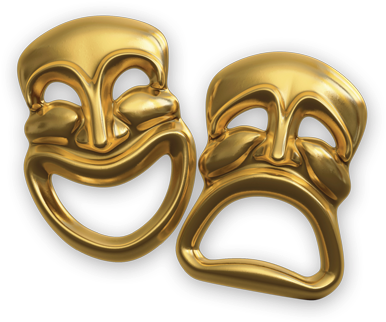 Comedy Tragedy (448x348), Png Download