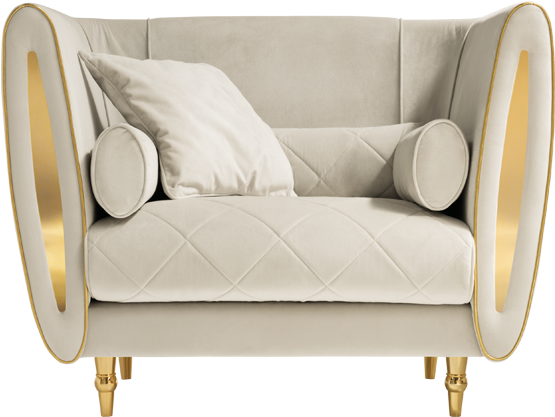 Sipario Armchairs - Arredo Classic Adora Dining Room (900x573), Png Download