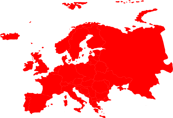 28 Collection Of Europe Clipart Map - Clear Map Of Europe (600x409), Png Download
