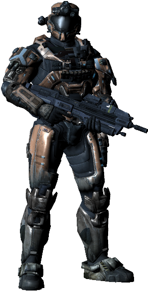 Wil 036 183 Kb - Halo Reach Noble 6 Png (320x704), Png Download