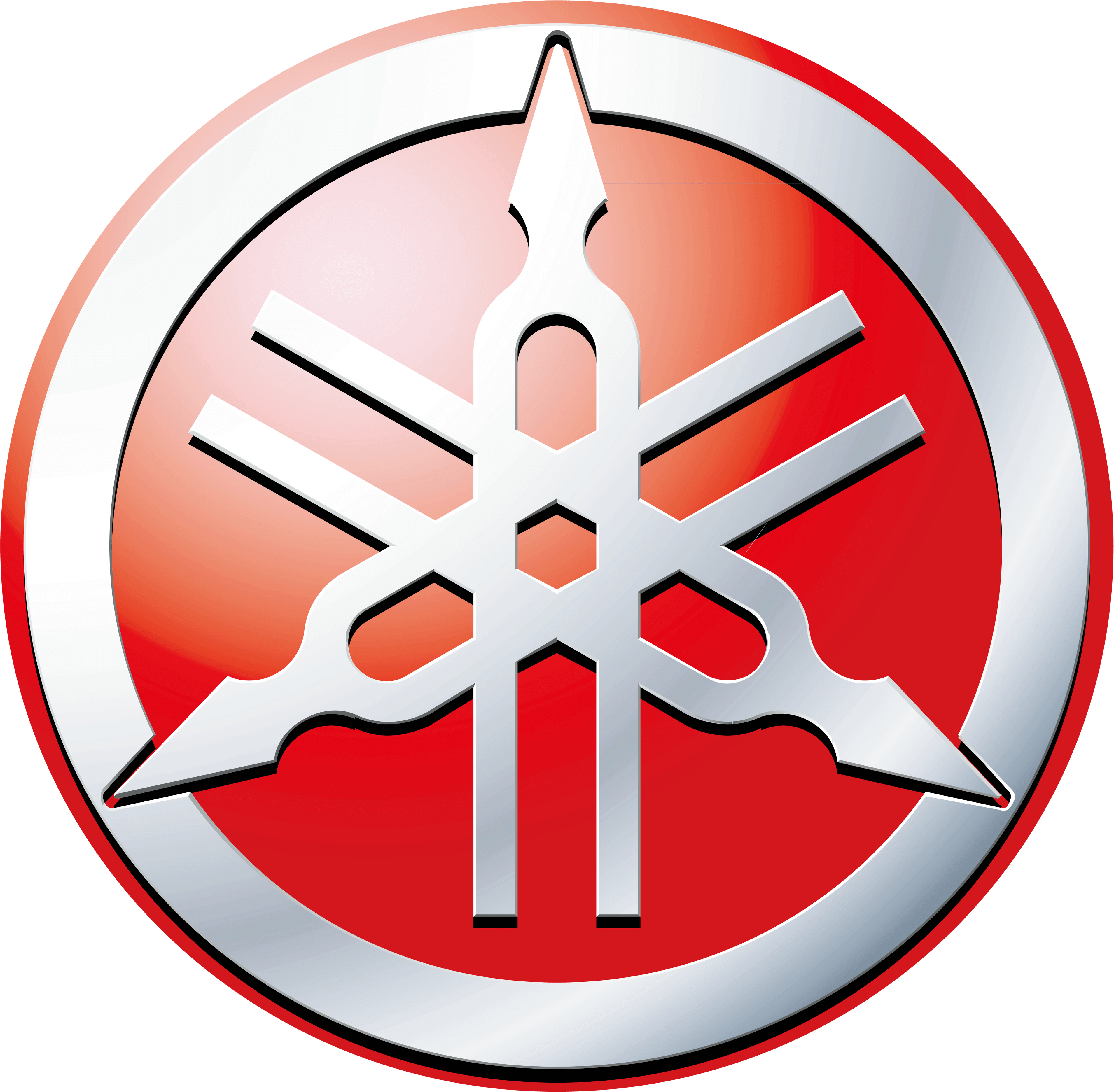 Also, There Are Some Variants Of The Violet-colored - Yamaha Motor Logo Png (4000x3942), Png Download