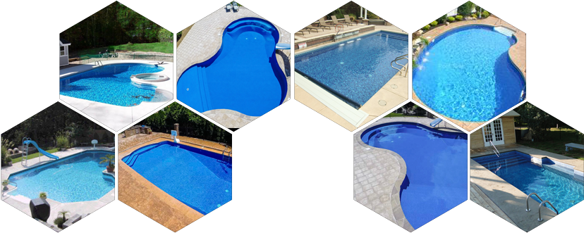 Pool Shapes - Swimming Pool (1000x344), Png Download