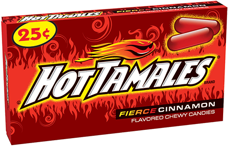 Hot Tamales Fierce Cinnamon Chewy Candies - Hot Tamales (500x500), Png Download