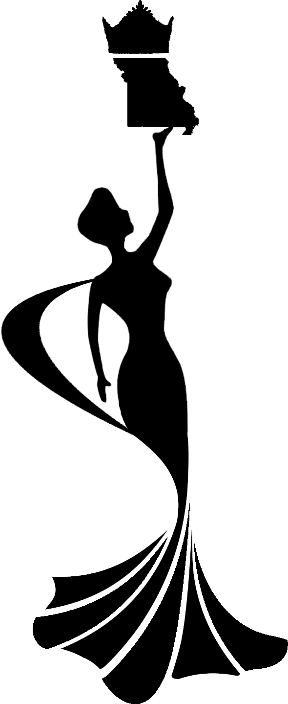 Mgm New Logo Black Silhouette - Beauty Pageant (590x1439), Png Download