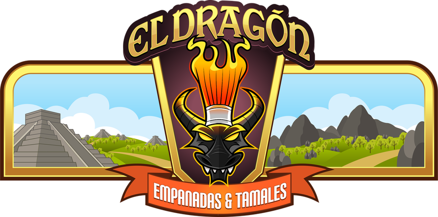 El Dragòn Empanadas & Tamales Was Created Out Of My - Dragon (894x444), Png Download