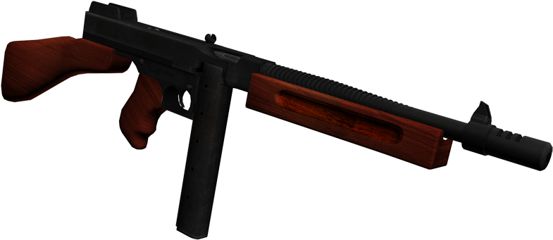 Report Rss Tommygun Re-do - Assault Rifle (800x450), Png Download