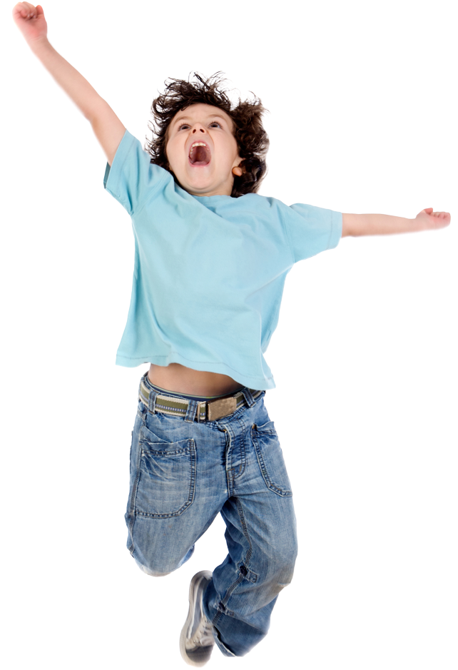 Kid Jumping Png - Children Jumping (656x1000), Png Download