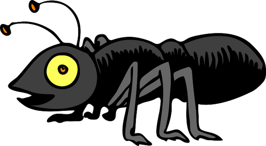 Bug Eyed Ant Clip Art At Clker - Free Ant Clip Art (600x331), Png Download