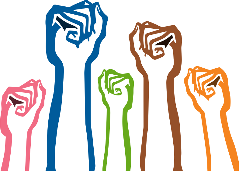 Freedom Interrupted - Fist Clipart (786x561), Png Download