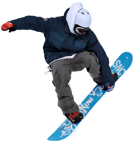 Snowboarding Jumping Png Pic - Snow Board Png (448x479), Png Download