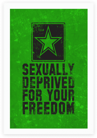 Sexually Deprived For Your Freedom Poster - Coast Guard Girlfriend Shirt (484x484), Png Download