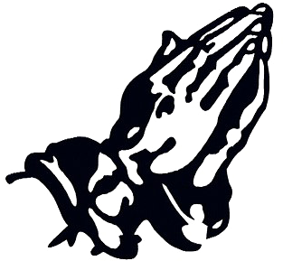 Pray Hands Download Png Image - Pray Hands Silhouette Png (429x409), Png Download