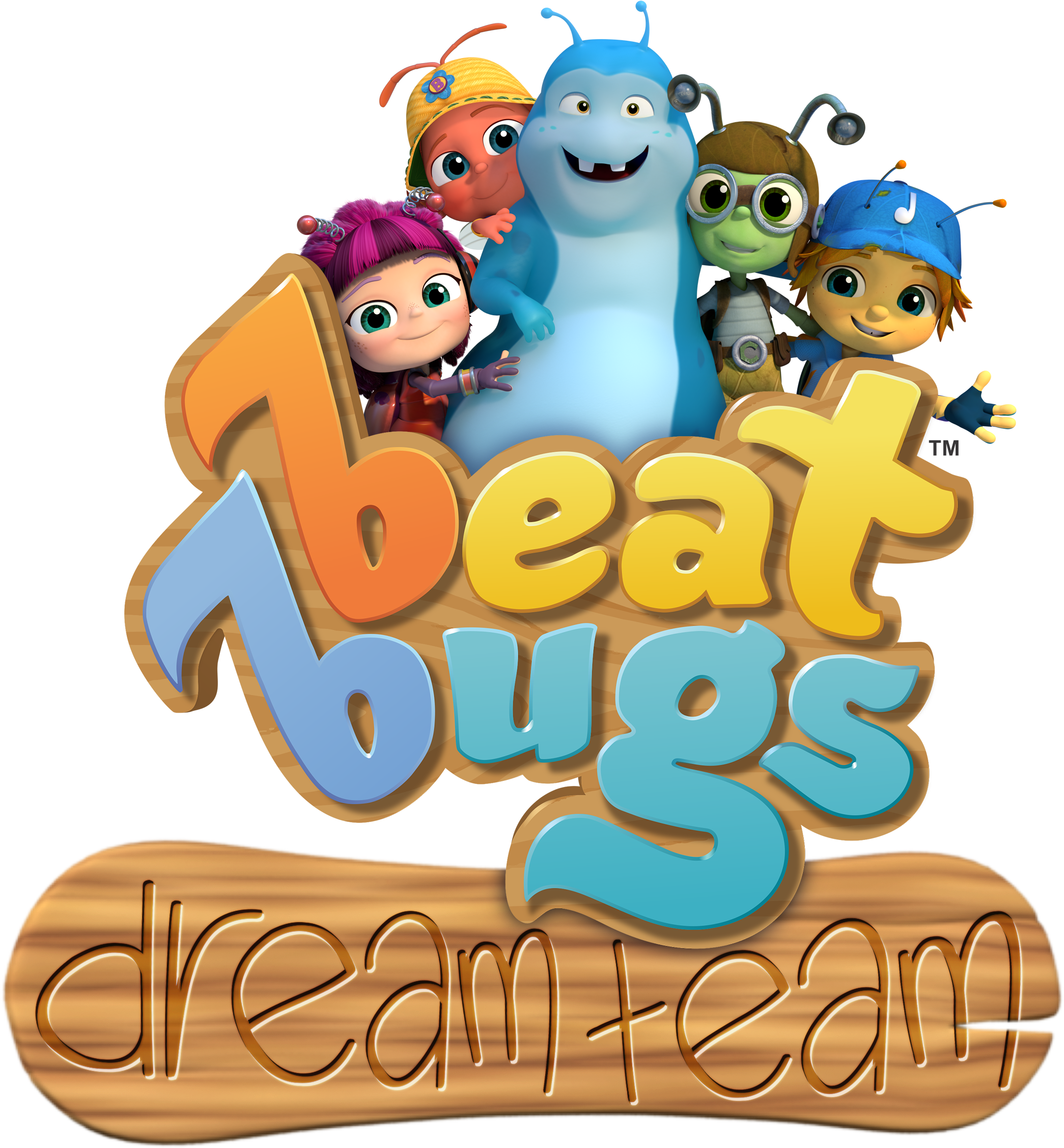 Beat Bugs Dream Team Logo Josh Approved - Beat Bugs Spin Go Round! Game (2452x2544), Png Download