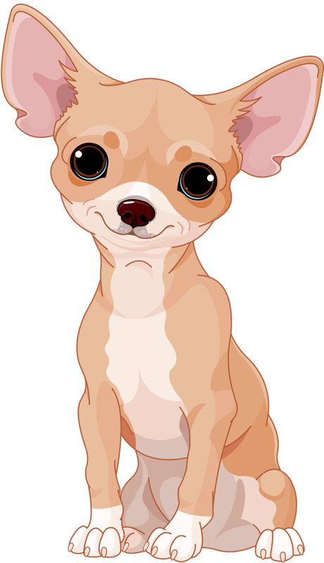 Chihuahua - Chihuahua Vector (460x800), Png Download