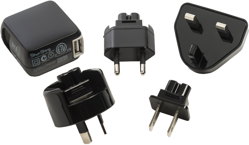 Ac Charger With International Adapters - Iridium Go Ac Charger (1024x683), Png Download