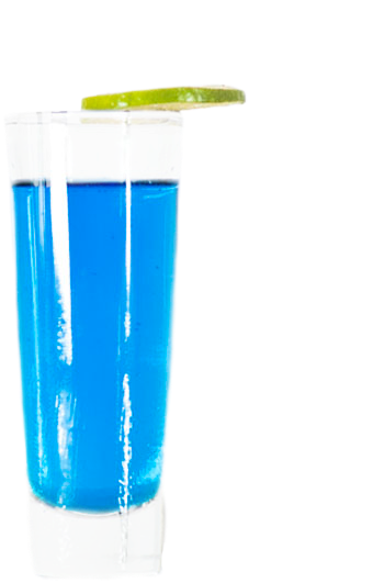 Kamikaze - Blue Kamikaze Shot Png (517x614), Png Download