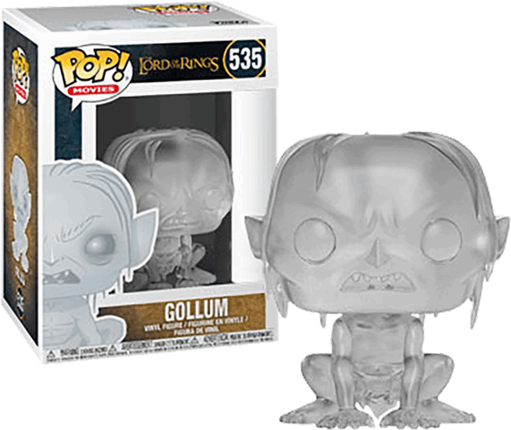Lord Of The Rings - Funko Pop Gollum Invisible (600x600), Png Download