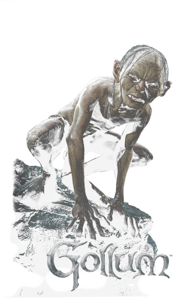 Lord Of The Rings Gollum Kid's T-shirt - Golem Lord Of The Rings (400x600), Png Download