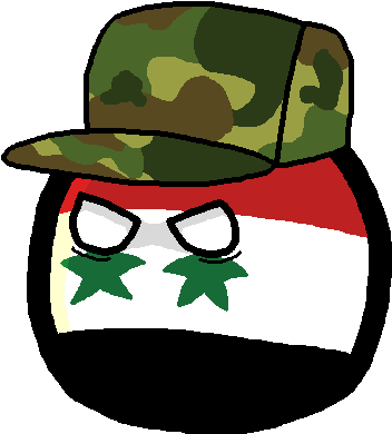 Syria Strong - Hat Countryball (441x449), Png Download