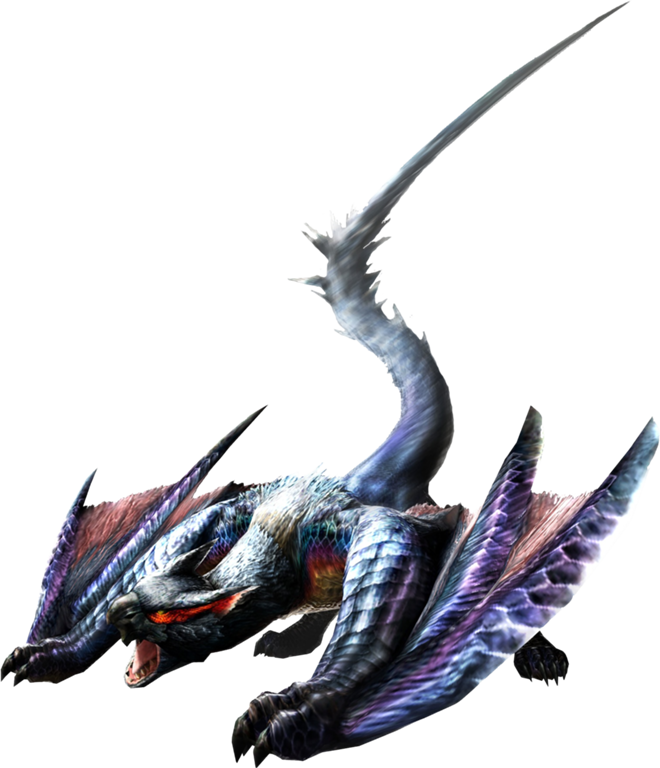 Nargacuga Lunar - Lucent Nargacuga (660x768), Png Download