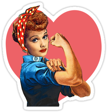 Do-it - Love Lucy Rosie The Riveter (375x360), Png Download
