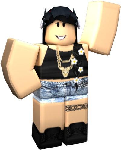 Roblox Transparent Gfx - Roblox Character Girl Png (1024x576), Png Download